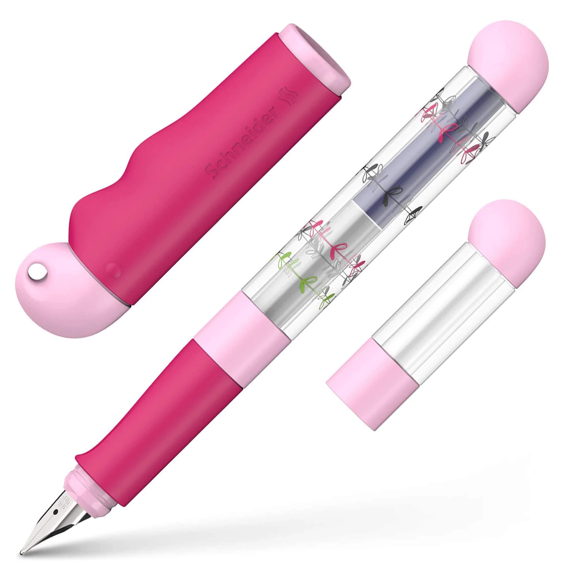 Birotică și Papetărie - Schneider - Stilou Schneider Base Kid pentru stangaci, Roz- Micostore.ro