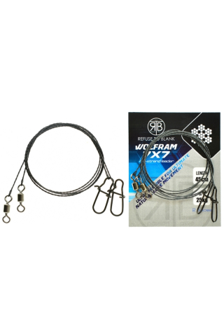 Pescuit si vanatoare - Strune RTB Duo Lock Wolfram Leaders 45cm - 25kg (2 pcs)