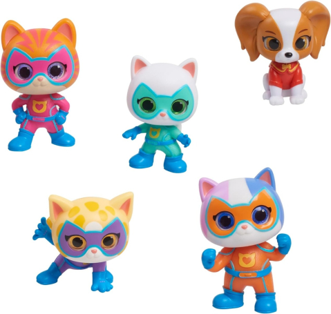 SuperKitties - Set de joaca cu 5 figurine copii varsta 3 ani + [2]