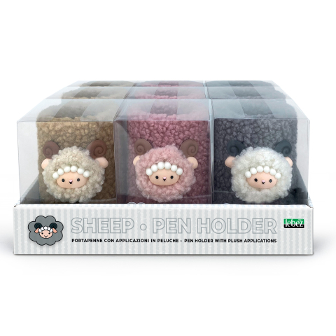 Rechizite Școlare - Suport accesorii de scris 3D Oite/Sheep (9 buc/display), copii varsta 6 ani+,8 ani+