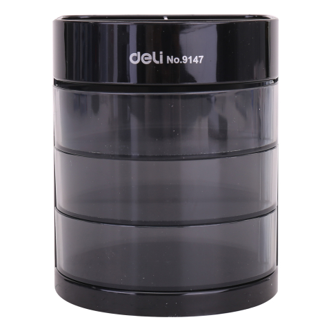 Suport birou 6 compartimente negru deli [3]
