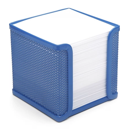 Articole pentru birou - Suport birou cub metal plasa Mas Blue
