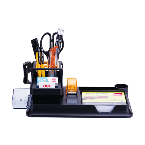 Articole pentru birou - Suport birou echipat 16 piese 7 compartimente - model 2 deli