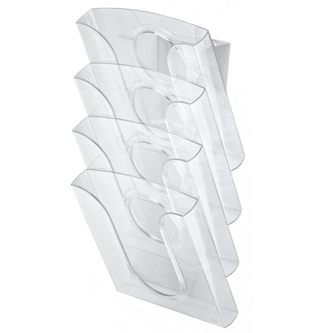 Birotică și Papetărie - Suport cataloage presenter transparent 4+1/set leitz