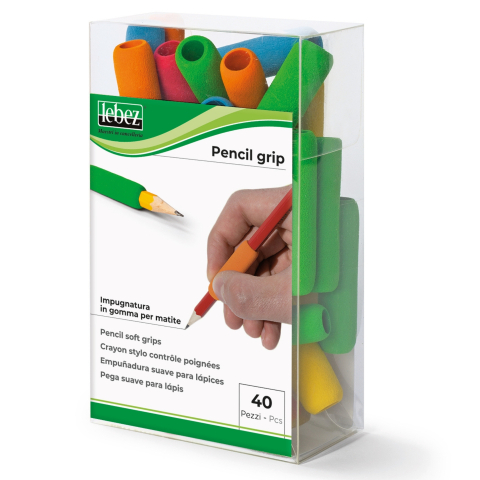 Suport creioane si pixuri, sub forma de creion, 4 culori disponibile (blister), copii varsta 3 ani+,6 ani+,8 ani+ [7]