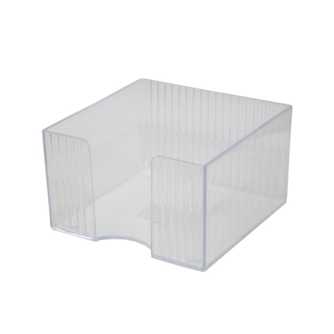 Articole pentru birou - Suport cub hartie 9*9cm transparent flaro