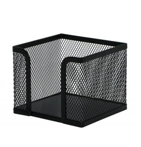 Birotică și Papetărie - Suport cub hartie negru mesh fornax