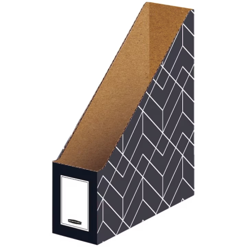 Birotică și Papetărie - Suport documente carton gri decor fellowes