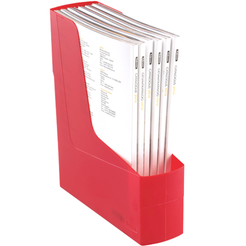 Suport documente plastic rosu g2desk [2]
