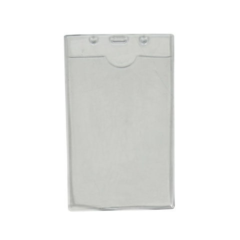 Articole pentru birou - Suport ecuson CNX J-033, vertical, 94x132mm, siliconic, transparent