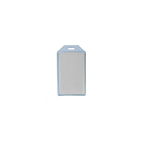 Articole pentru birou - Suport ecuson CNX T-014V, vertical, siliconic, transparent