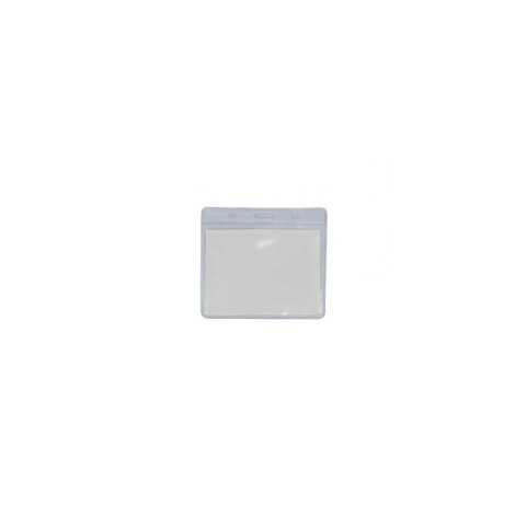 Articole pentru birou - Suport ecuson PAG, orizontal, 65x90mm, plastic, transparent
