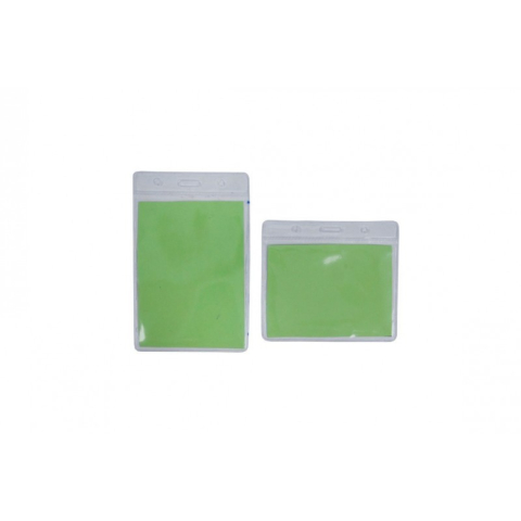 Suport ecuson PAG, orizontal, 65x90mm, plastic, transparent [1]