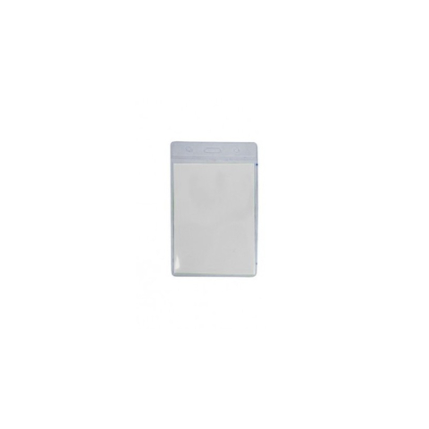 Articole pentru birou - Suport ecuson PAG, vertical, 75x105mm, plastic, transparent