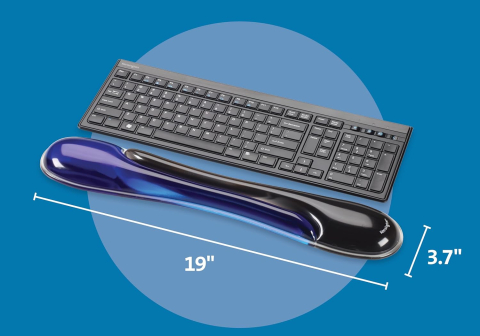 Suport ergonomic duo gel pentru incheietura mainii albastru-negru kensington [2]
