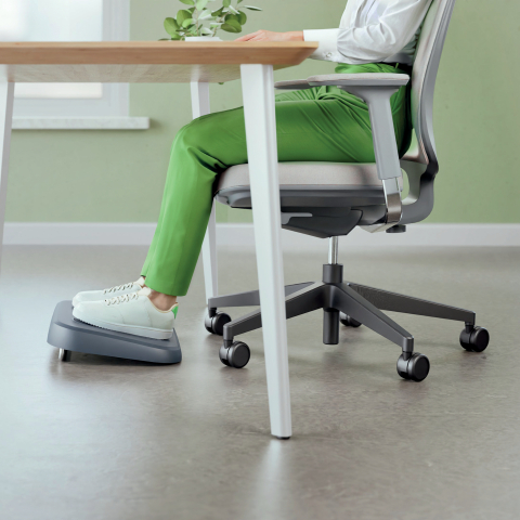 Suport ergonomic pentru picioare ajustabil gri-carbune ergo leitz [3]