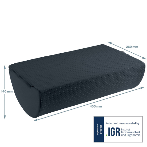 Suport ergonomic pentru picioare gri antracit cosy leitz [4]
