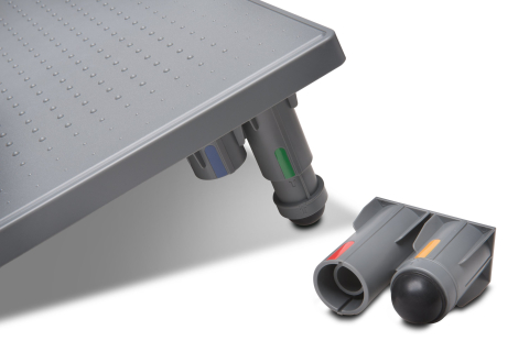 Suport ergonomic pentru picioare gri smart fit kensington [2]