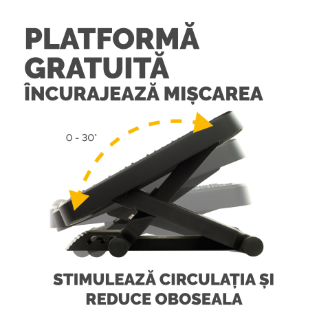 Suport ergonomic pentru picioare pro series ultimate fellowes [3]