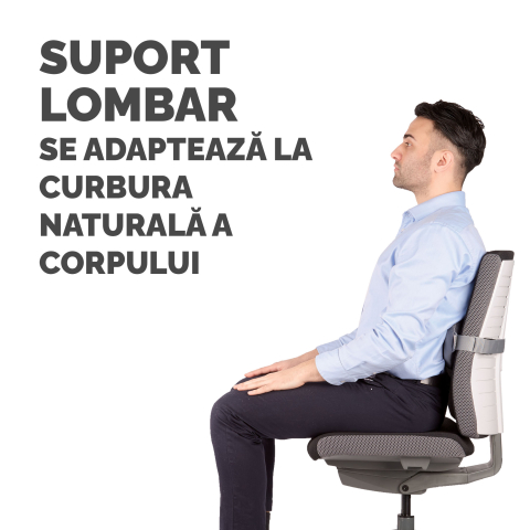 Suport ergonomic pentru spate i-spire fellowes [4]