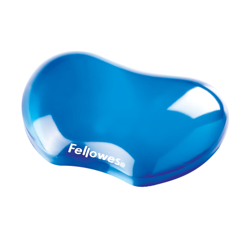 Articole pentru birou - Suport incheieturi albastru gel crystal fellowes