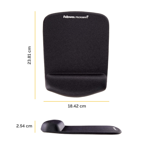 Suport incheieturi plushtouch negru fellowes [1]
