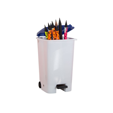 Suport instrumente de scris Ark 1760, model pubela cu pedala, plastic, diverse culori [1]