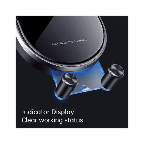 Suport Mcdodo Auto Space Series cu Wireless Charger 15W Black [2]