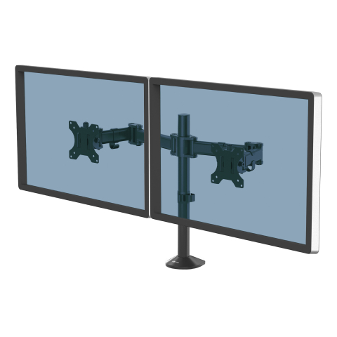 Articole pentru birou - Suport monitor 2 brate reflex fellowes