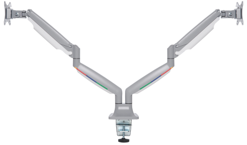 Articole pentru birou - Suport monitor one-touch gri 2 brate kensington