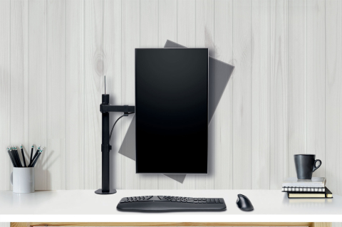 Suport monitor smartfit brat ajuslabil negru kensington [3]