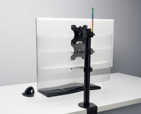 Suport monitor smartfit brat ajustabil fixare pe birou negru kensington [2]