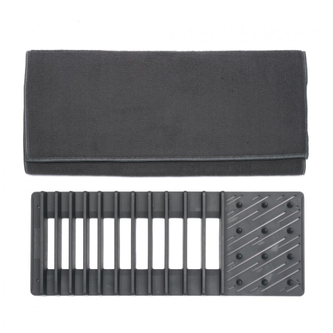 Scurgator vase - Suport scurgator de vase cu covoras mare