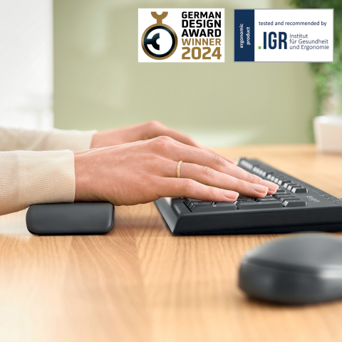 Suport tastatura gri carbune ergo leitz [1]