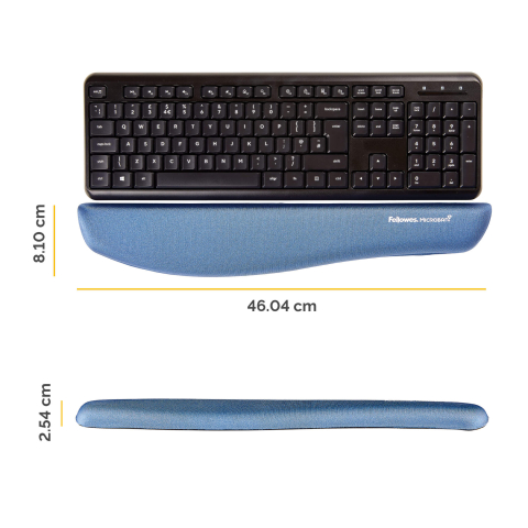 Suport tastatura plushtouch albastru fellowes [1]