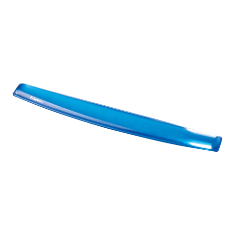 Articole pentru birou - Suport tastatura si incheieturi albastru gel crystal fellowes