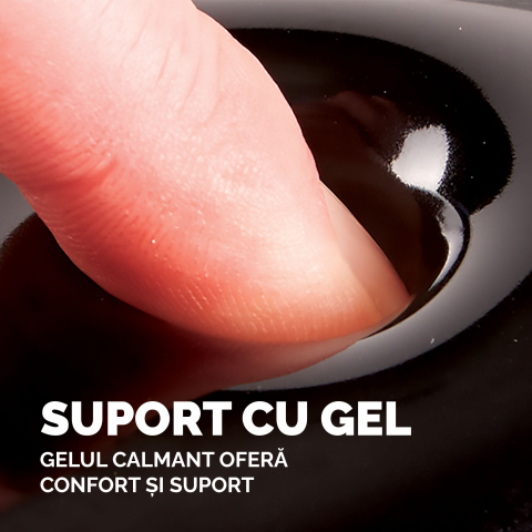 Suport tastatura si incheieturi negru gel crystal fellowes [2]