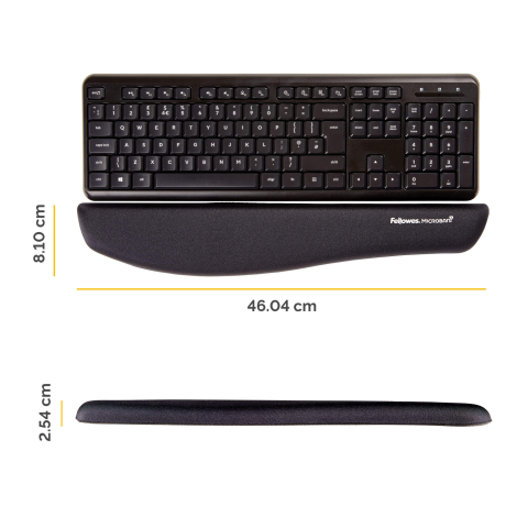 Suport tastatura si incheieturi negru gel fellowes [1]