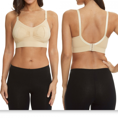 Sutien 2 in1 - Alaptare si sustinere pompa san (bej) [4]