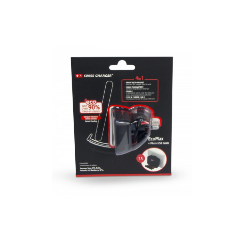Laptop, Tablete & Telefoane - Swiss Charger Set Incarcator Retea 1A (stand si cablu MicroUSB inclus )
