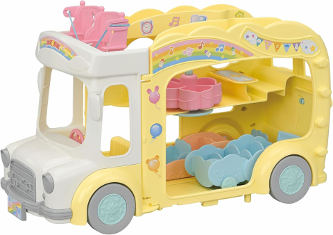Jucării și Jocuri pentru copii - Sylvanian Families-Autobuz Curcubeu