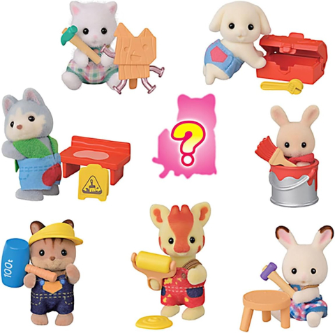 Jucării și Jocuri pentru copii - Sylvanian families-figurina surpriza constructori