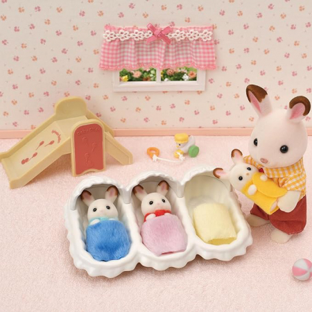 Sylvanian Families-Set De Ingrijire A Iepurasilor Tripleti [2]