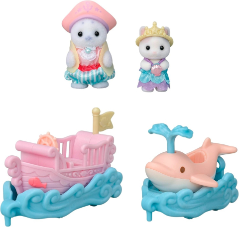 Jucării și Jocuri pentru copii - Sylvanian families-set parc distractie balena si barca