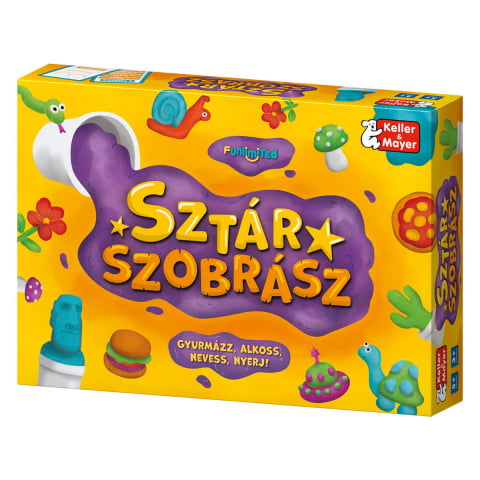 Jucării și Jocuri pentru copii - Sztárszobrász, gyurmázos társasjáték
