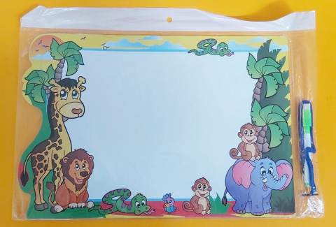 Table Scolare, Creta, Bureti si Sabloane - Tabla copii whiteboard cu marker din carton