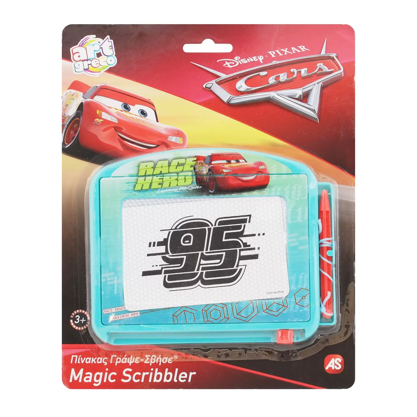 Jucării și Jocuri pentru copii - Tabla de scris, Cars, Magic Scribbler Travel, varsta de la 3 ani la 6 ani