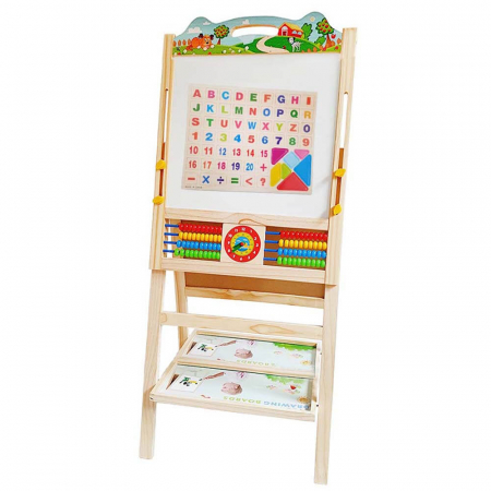 Tabla Magnetica Educativa cu 2 Fete ⭐ Litere si Cifre Magnet [1]