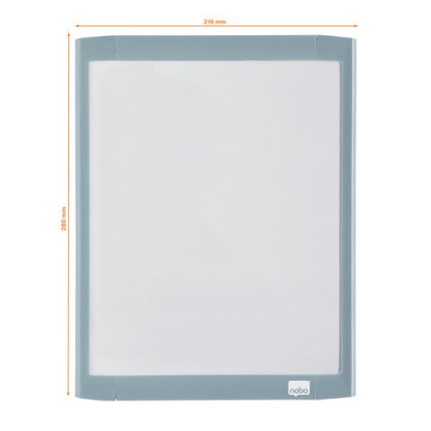 Tabla magnetica 21*28 cm + accesorii alba rama pastel nobo [2]
