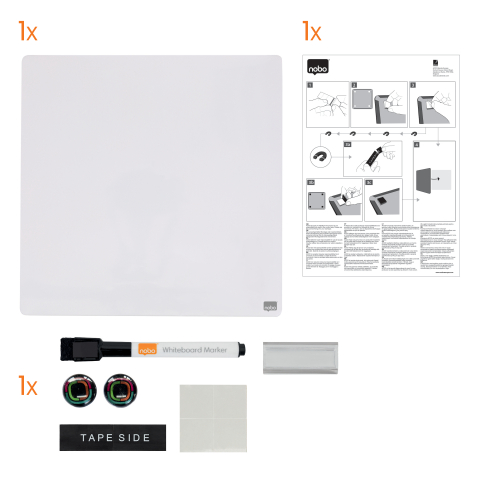 Tabla magnetica 36*36 cm alba nobo [1]